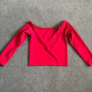 A New Day Red Off-Shoulder Women's Top